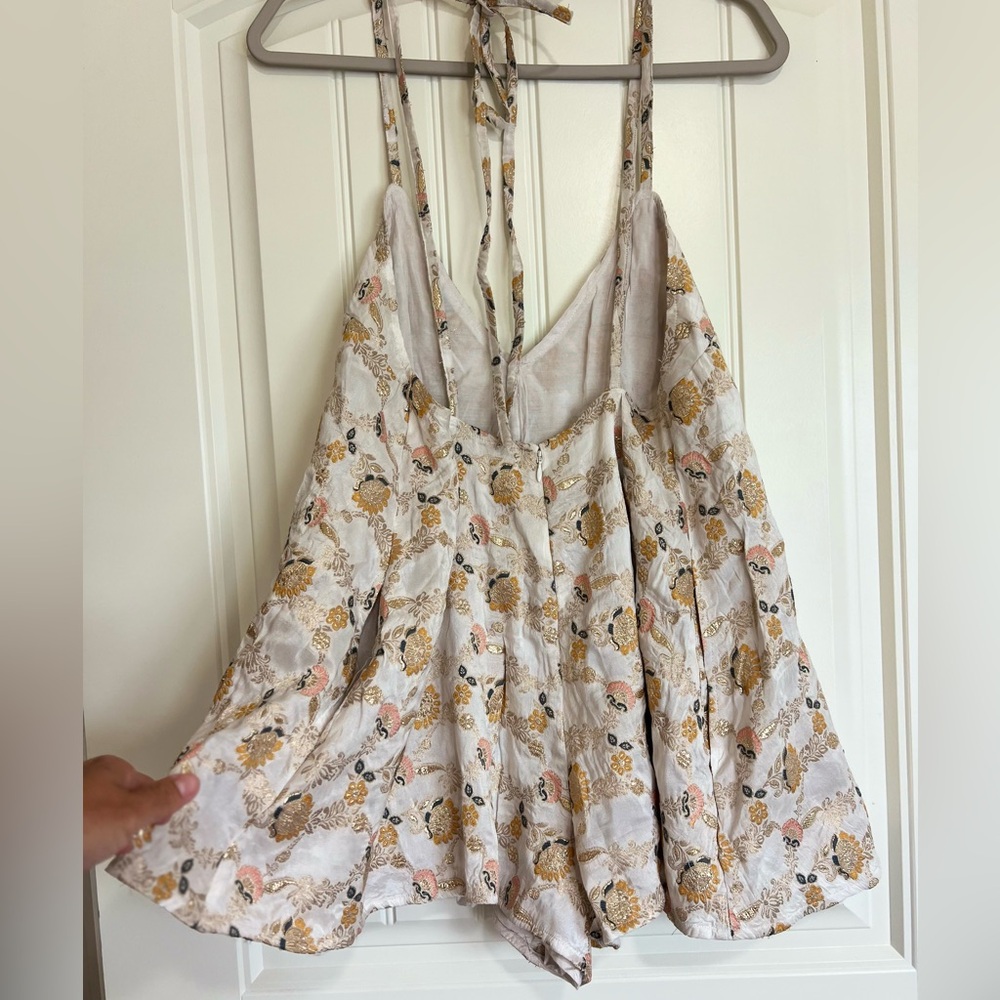 NEW Free People Chiara Playsuit Romper Sz XS - Picture 7 of 12